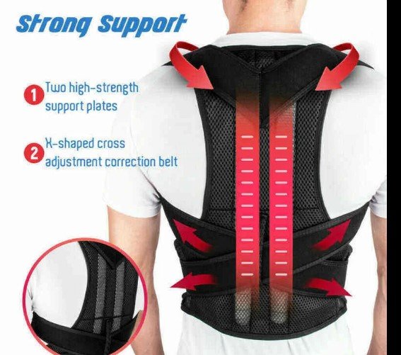 Adjustable Posture Corrector Belt Back Shoulder Support Brace