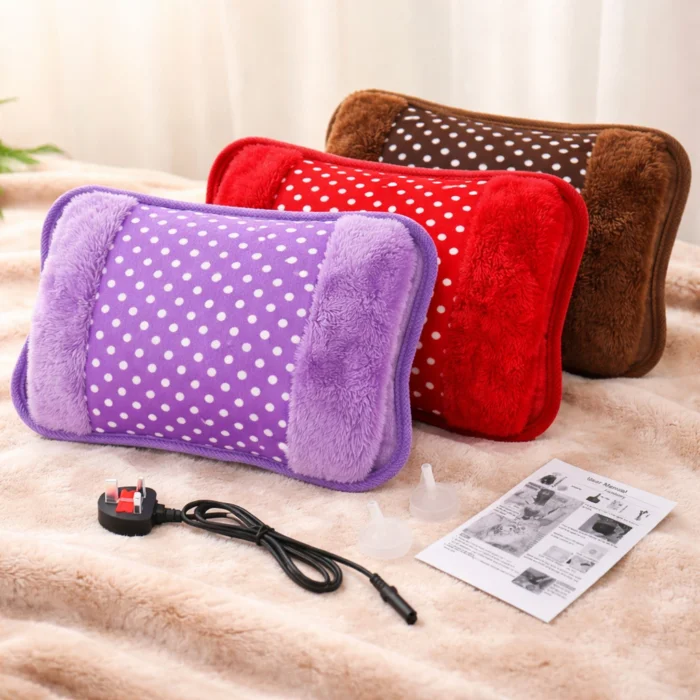 Rechargeable Electric Hot Water Bag Heating Pad for Pain Relief