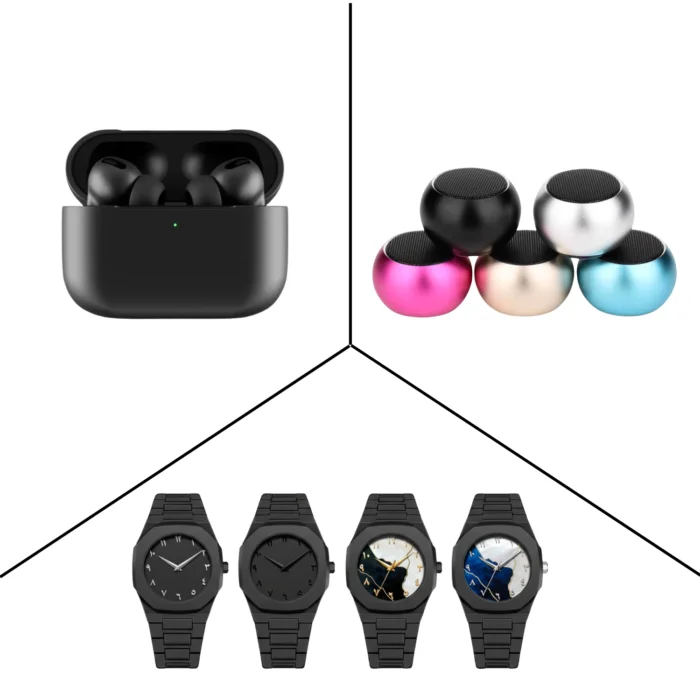 3 in 1 Combo Package - Apple AirPods Pro+JBL M3 Specker+Arabic Aura Watch