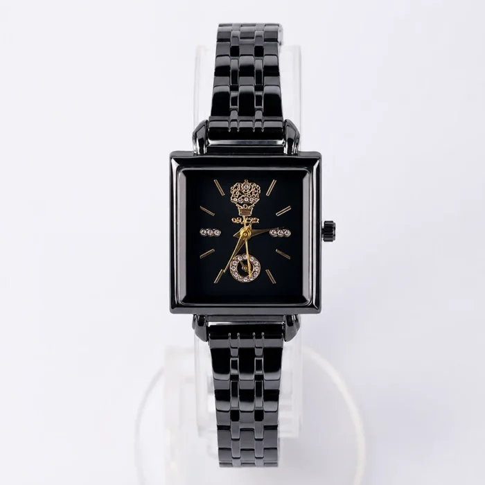 OLEVS Square Dial Ladies Watch Steel Strap Elegant Fashion